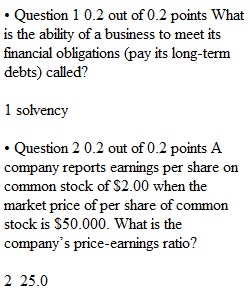 Quiz 6 Chapter 17